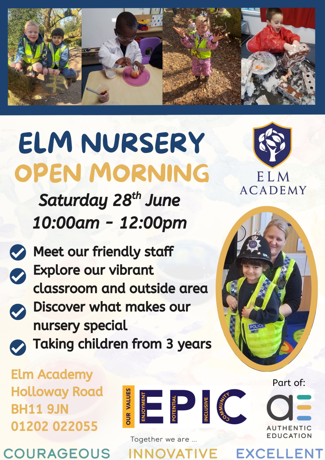 Nursery Open Morning Poster
